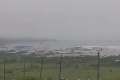 The Latest: Powerful waves travel across Pacific after 8.8-magnitude earthquake