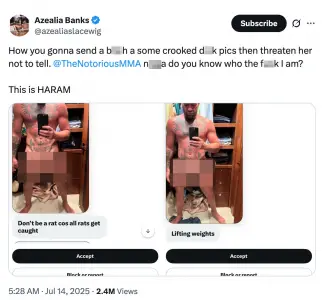 Conor McGregor’s first message after Azealia Banks’ leak