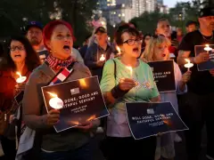 Charlie Kirk vigil draws thousands to Boston Common, ends suddenly due to safety concerns, organizer says