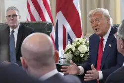 Questions About a Pardon for Epstein Associate Ghislaine Maxwell Dog Trump Even in Scotland