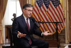 Speaker Mike Johnson breaks out his best Trump impression, opens up on Pelosi relationship during ‘Pod Force One’ sit-down