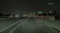 Video shows dramatic crash on L.A. freeway as speeding motorists smash into cars